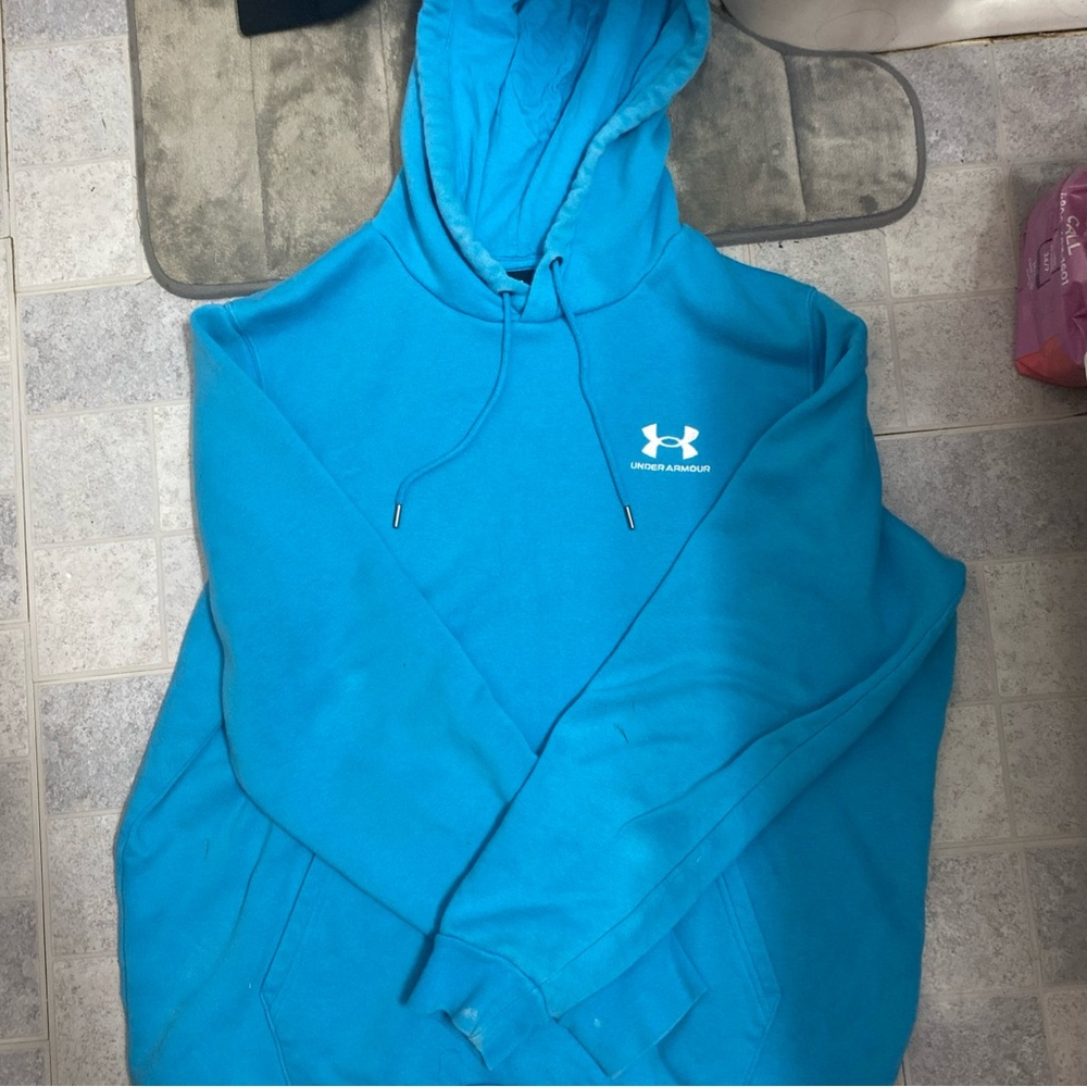 Under Armour Teal Hoodie with Logo
